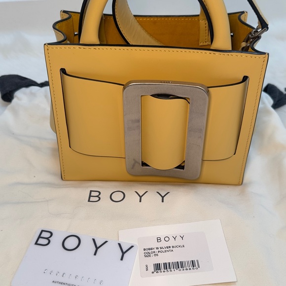 BOYY Handbags - BOYY Polenta Mini cross body Bag with Silver Buckle